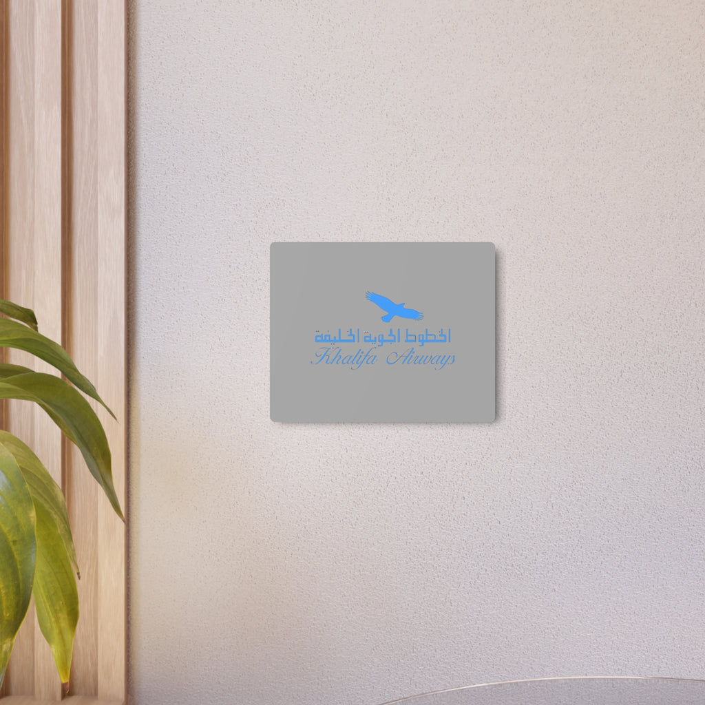 Khalifa Airways Metal Sign