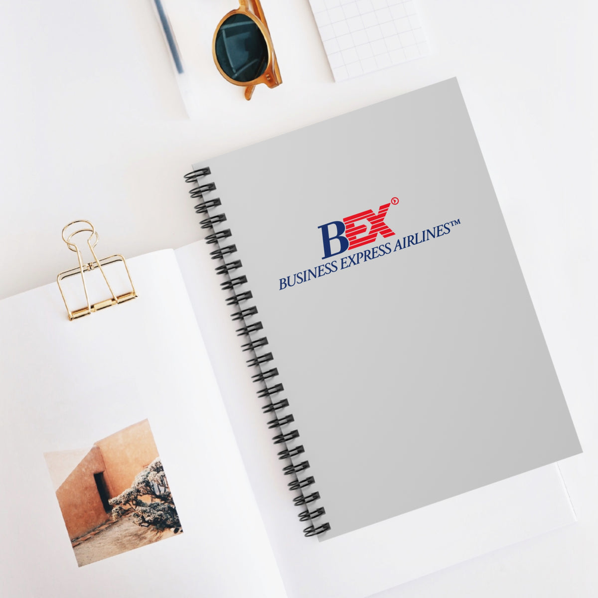 Business Express Airlines Spiral Notebook