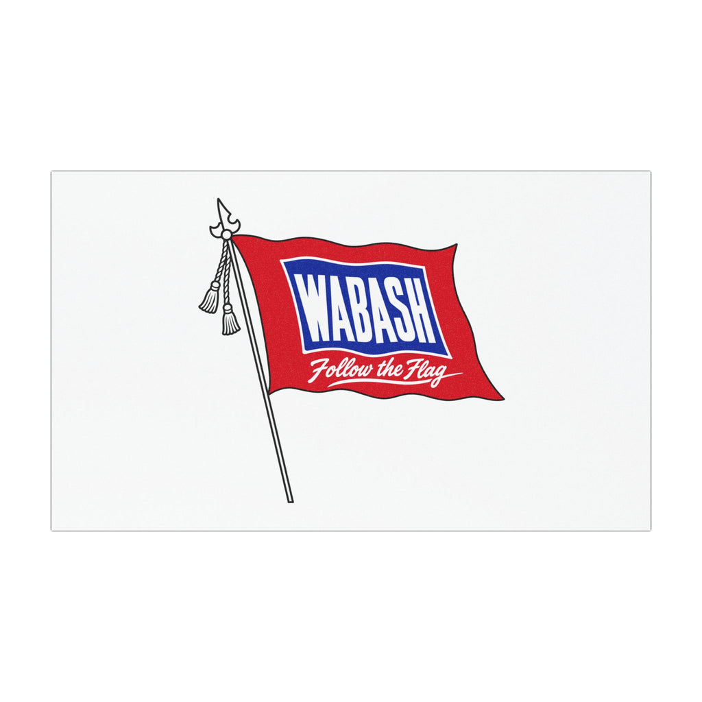 Wabash Railroad Car Magnet
