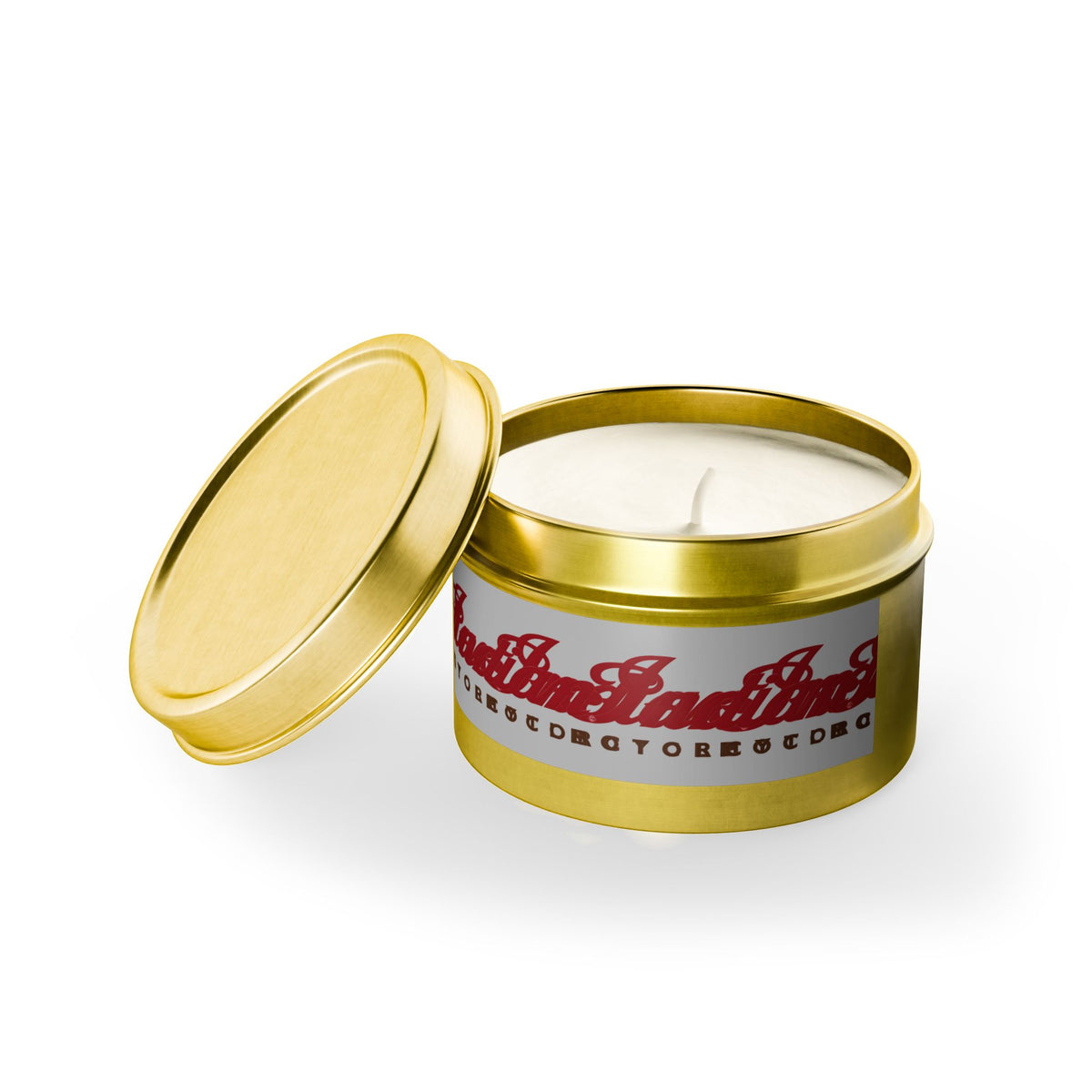 Indian Motorcycle Tin Candle