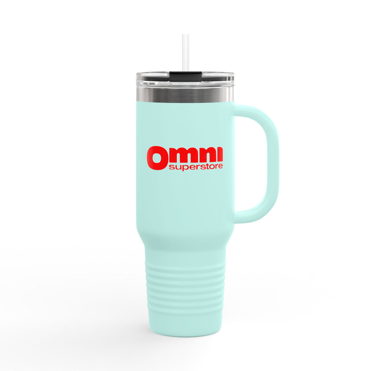 Omni Superstore 40oz Insulated Travel Mug Stainless Tumbler