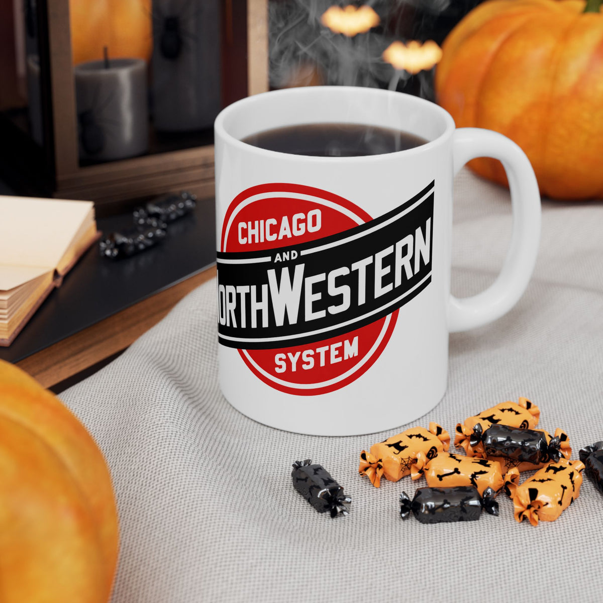 Chicago and North Western Railway Ceramic Coffee Mug