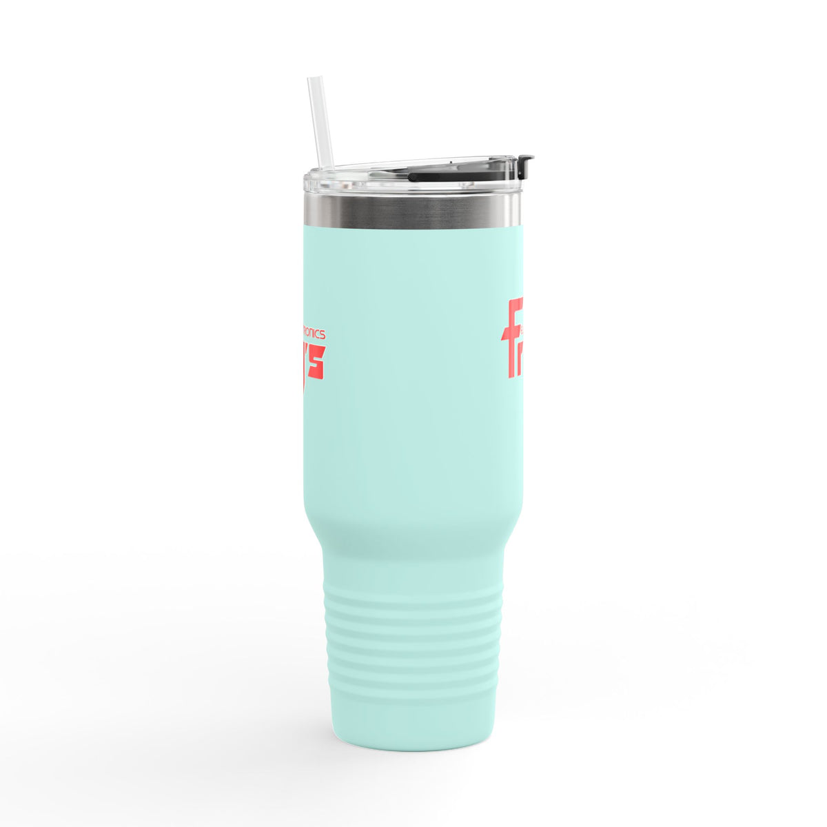 Fry's Electronics 40oz Insulated Travel Mug Stainless Tumbler
