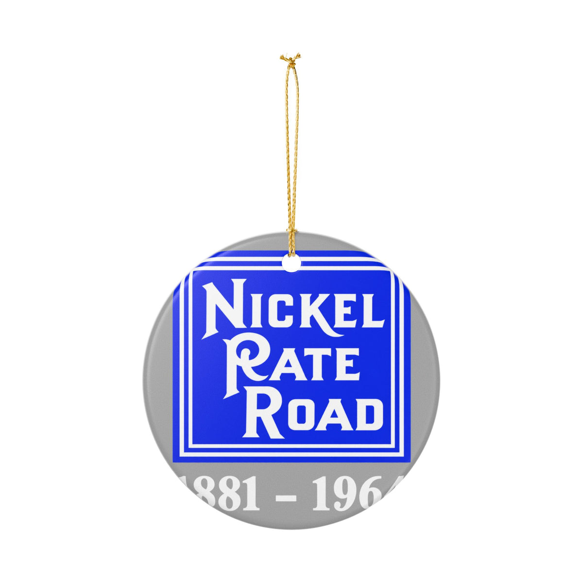 New York, Chicago and St. Louis Railroad Ceramic Ornament