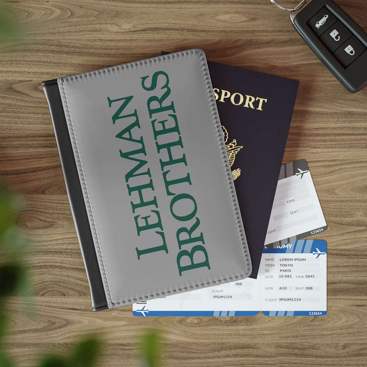 Lehman Brothers Passport Cover