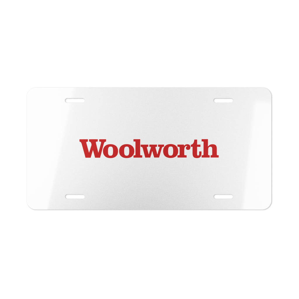 F. W. Woolworth Company Vanity License Plate