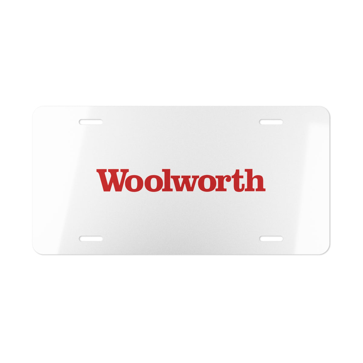 F. W. Woolworth Company Vanity License Plate