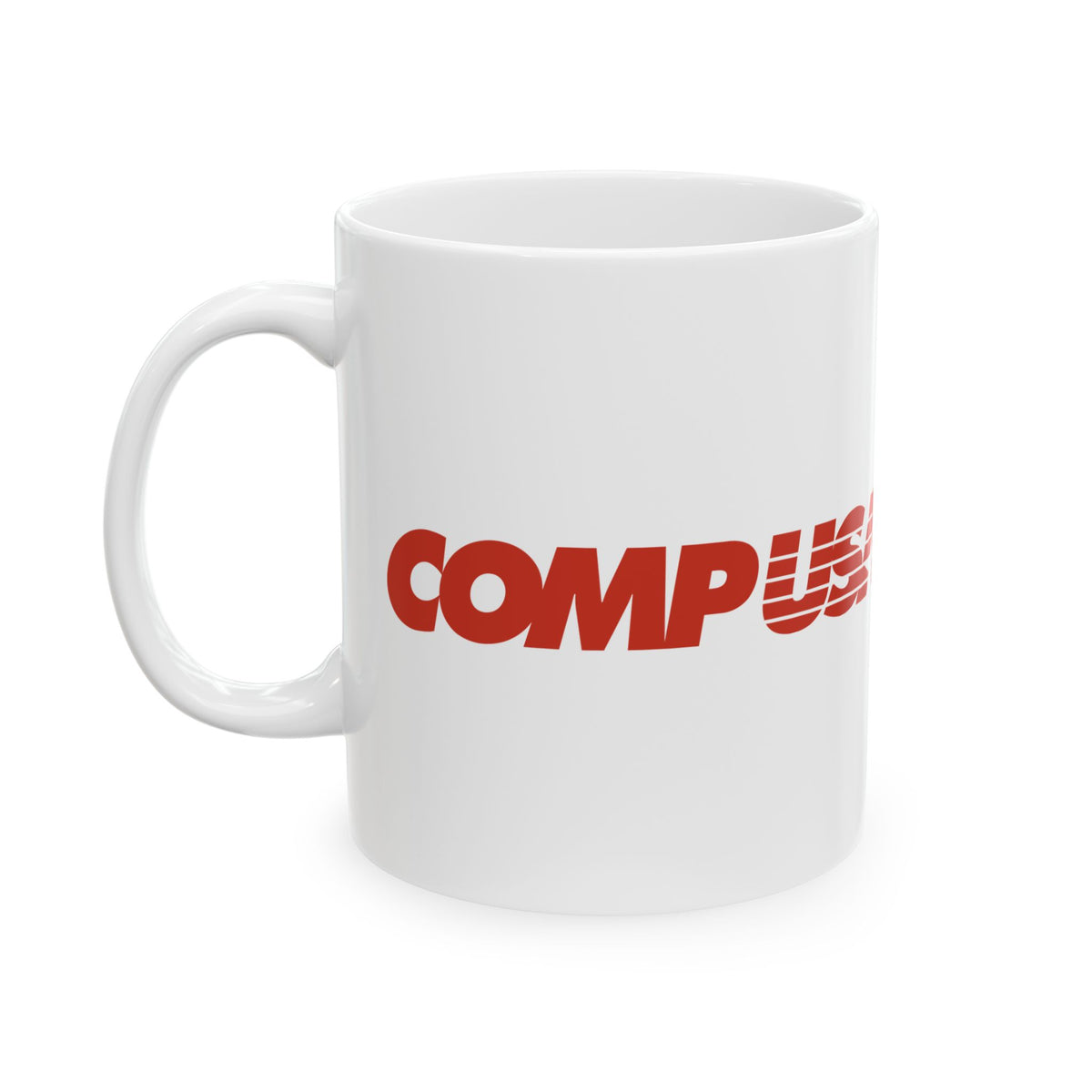 CompUSA Ceramic Coffee Mug