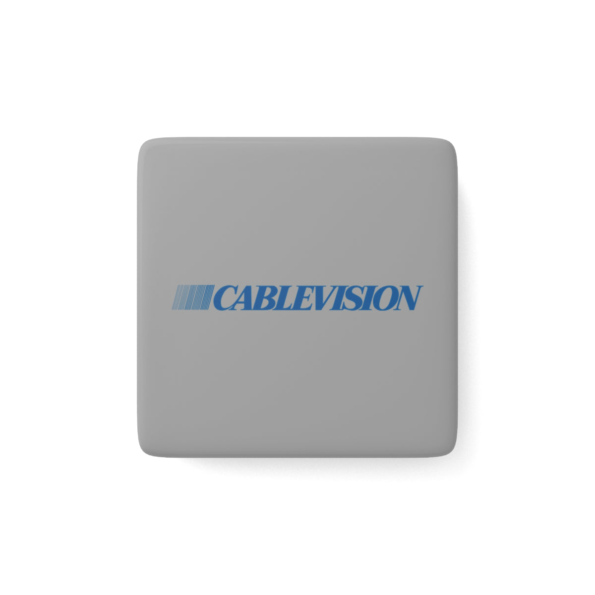 Cablevision Square Porcelain Fridge Magnet