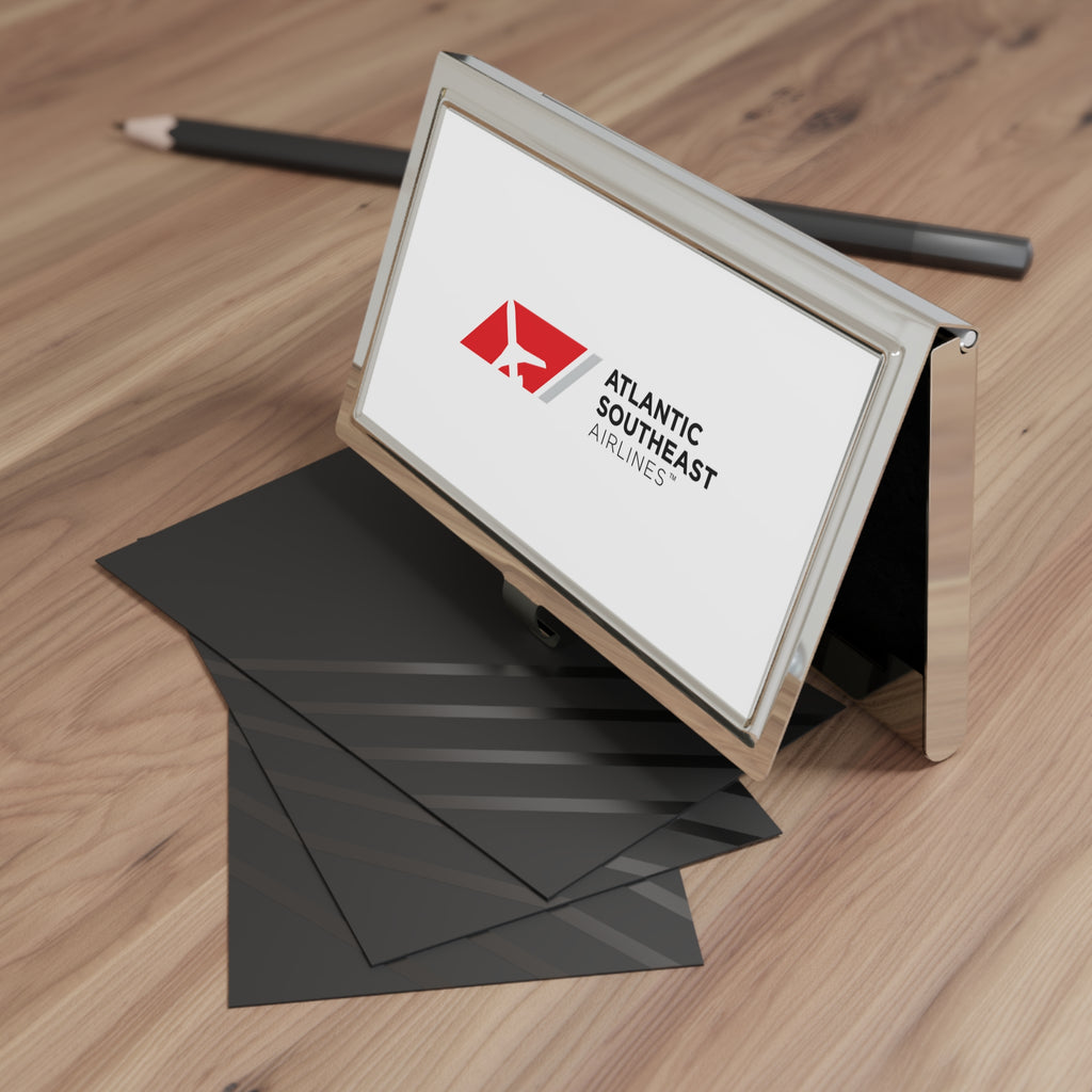 Atlantic Southeast Airlines Metal Business Card Holder