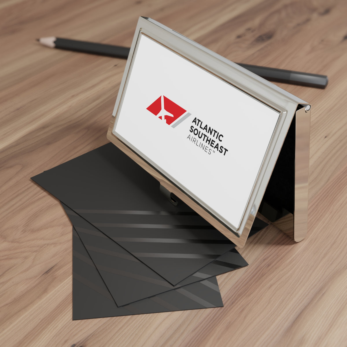 Atlantic Southeast Airlines Metal Business Card Holder