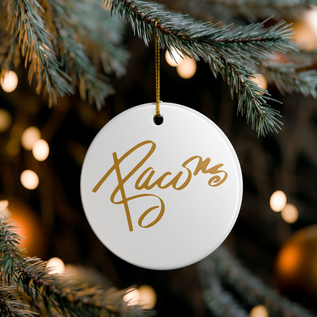 Bacon's Ceramic Ornament