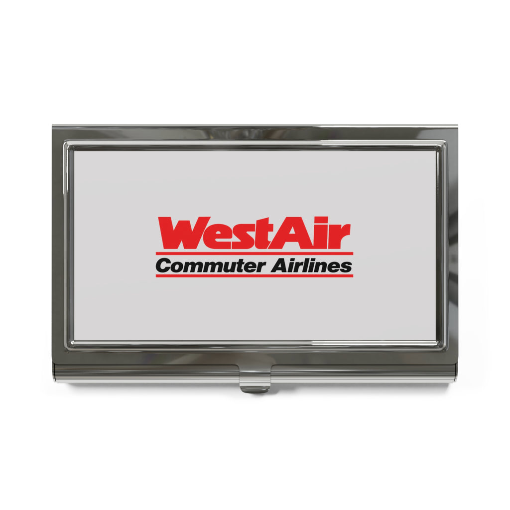 WestAir Commuter Airlines Metal Business Card Holder