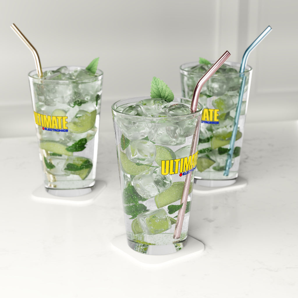 Ultimate Electronics 16oz Pint Glass