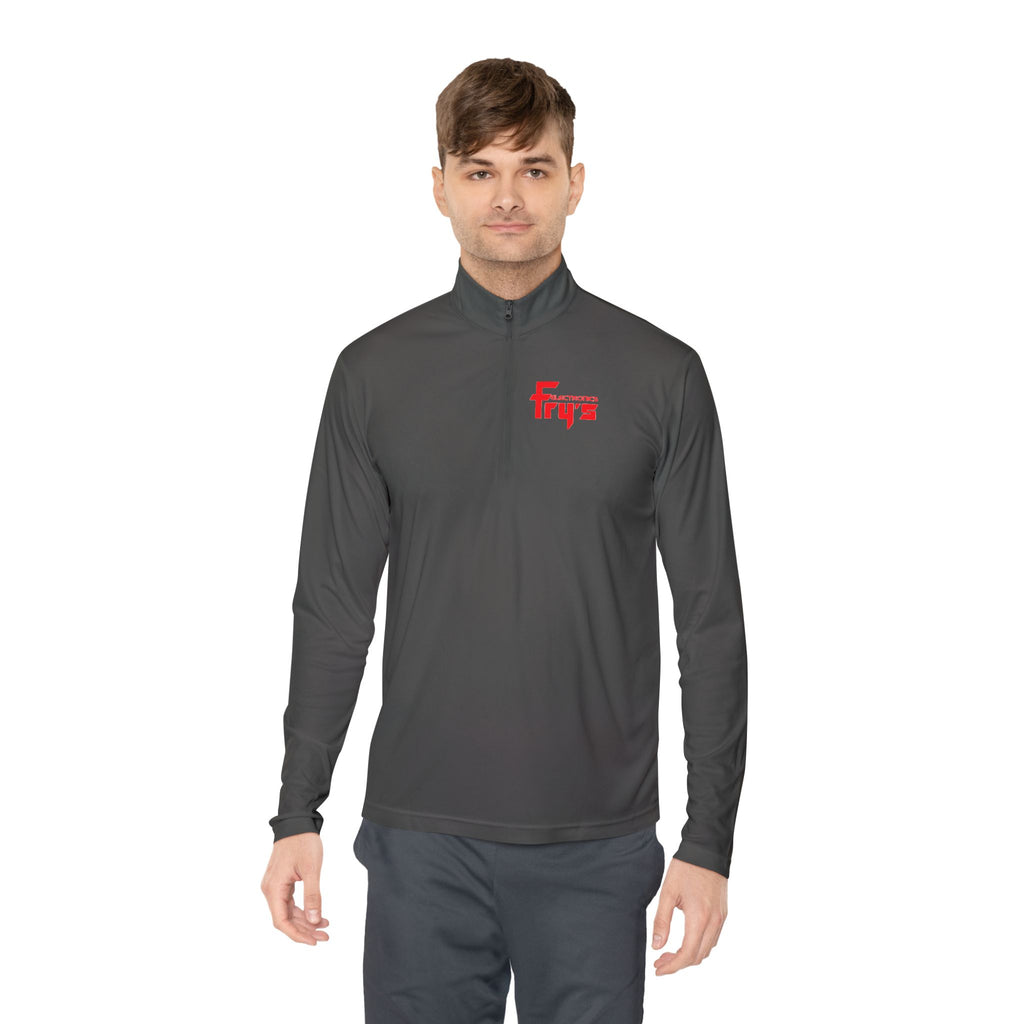 Fry's Electronics, Inc. Unisex Quarter Zip Pullover