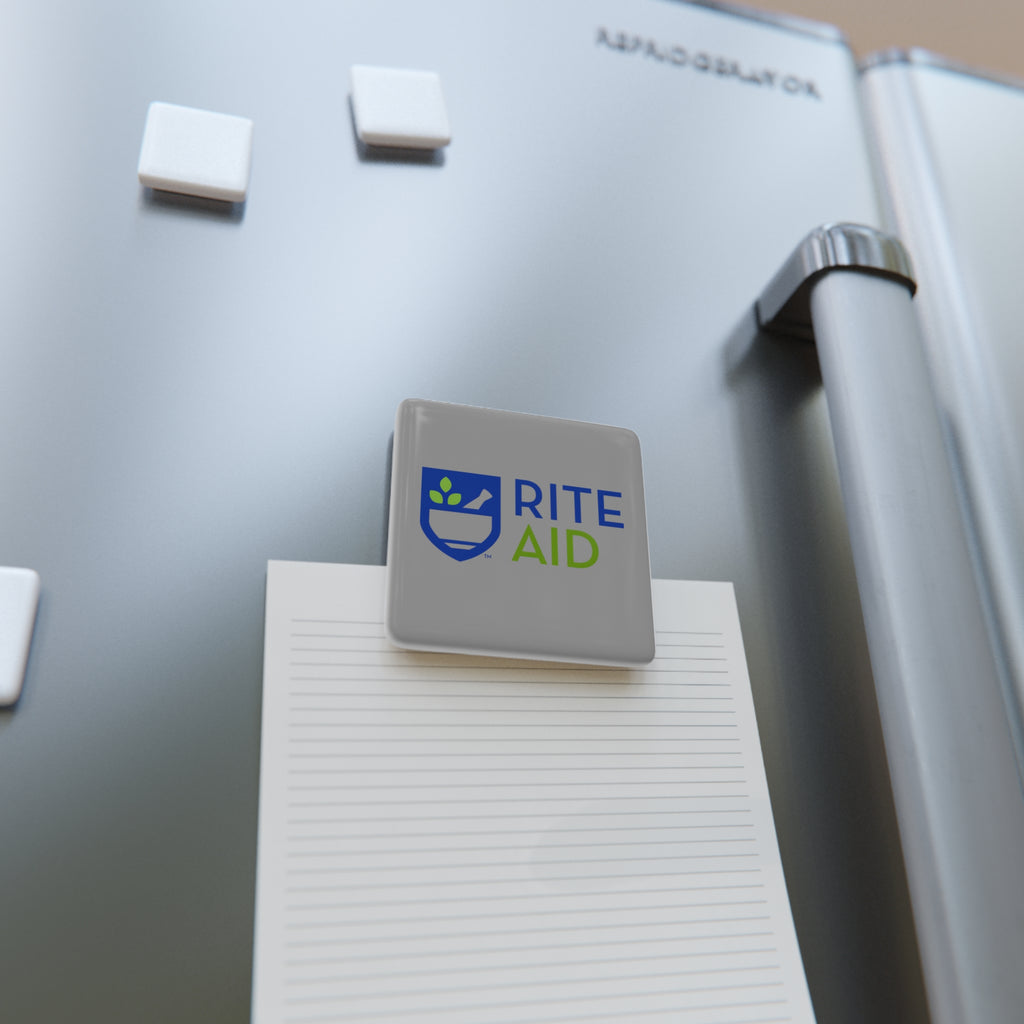 Rite Aid Square Porcelain Fridge Magnet