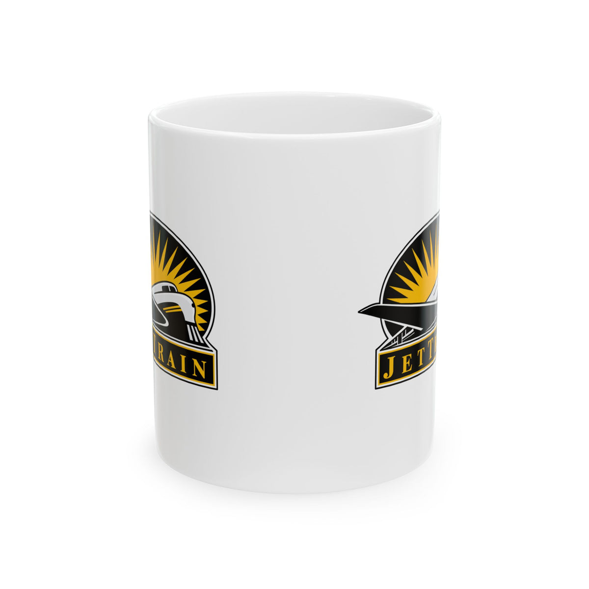 Bombardier JetTrain Ceramic Coffee Mug