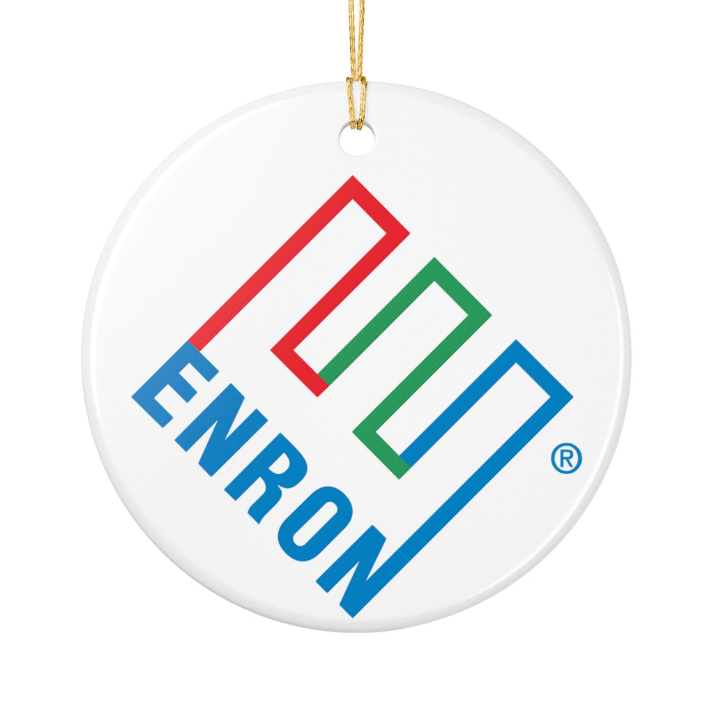 Enron Ceramic Ornament