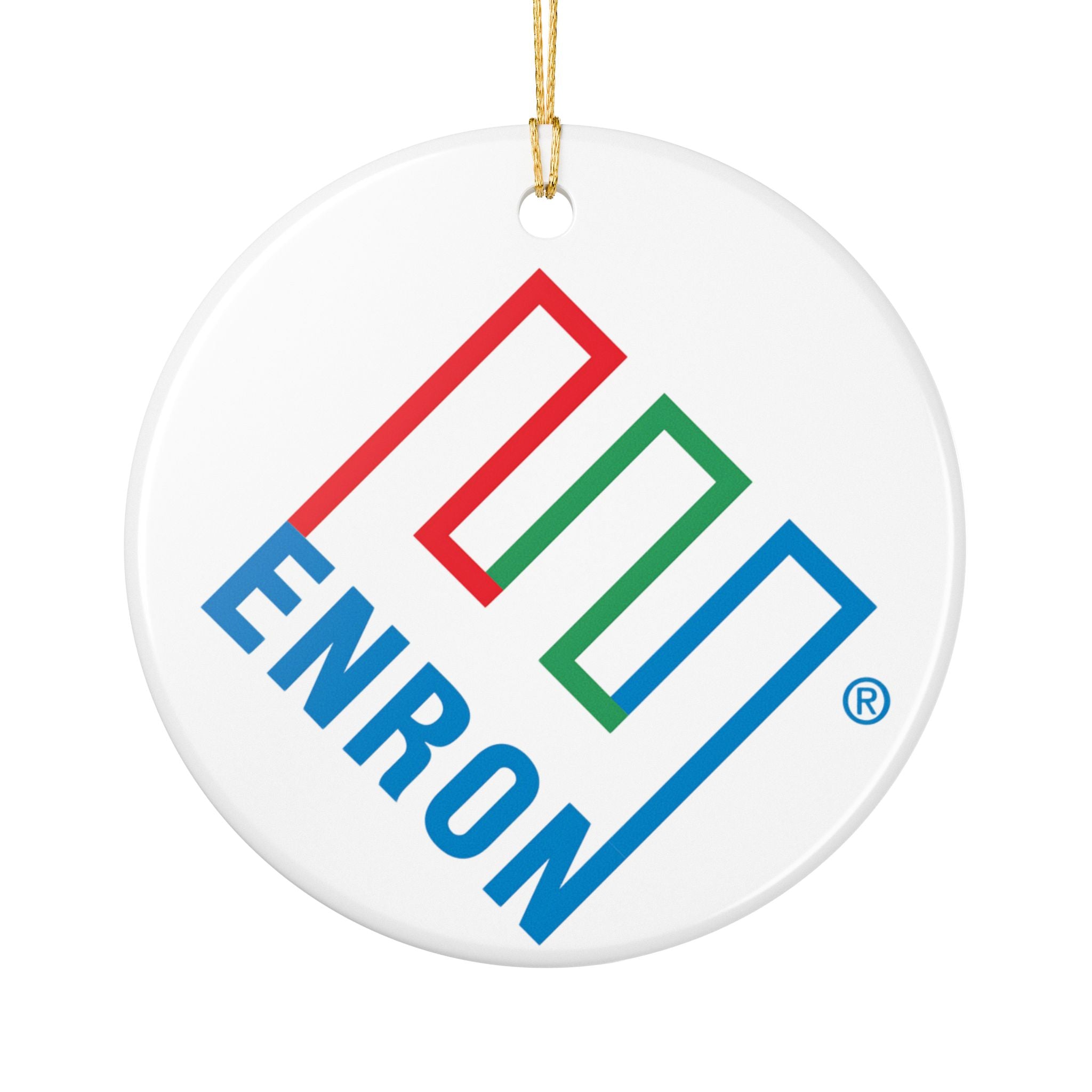 Enron Ceramic Ornament