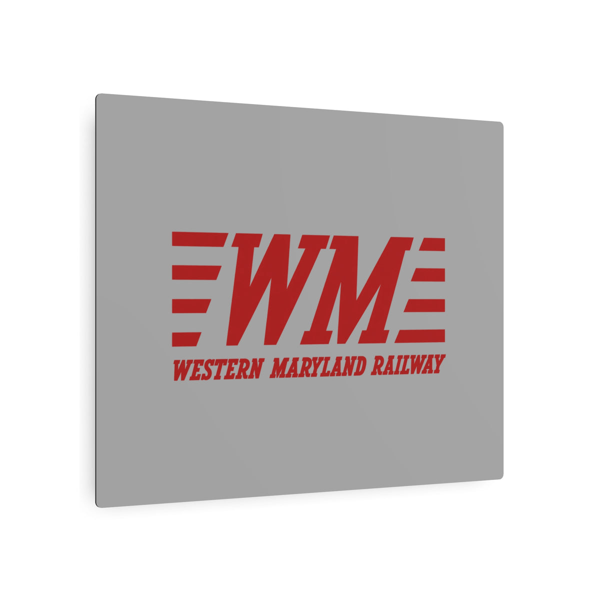 Western Maryland Railway Metal Sign
