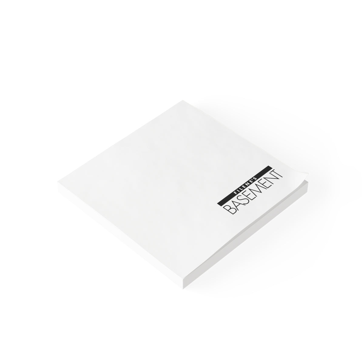 Filene's Basement Sticky Post-it Note Pad