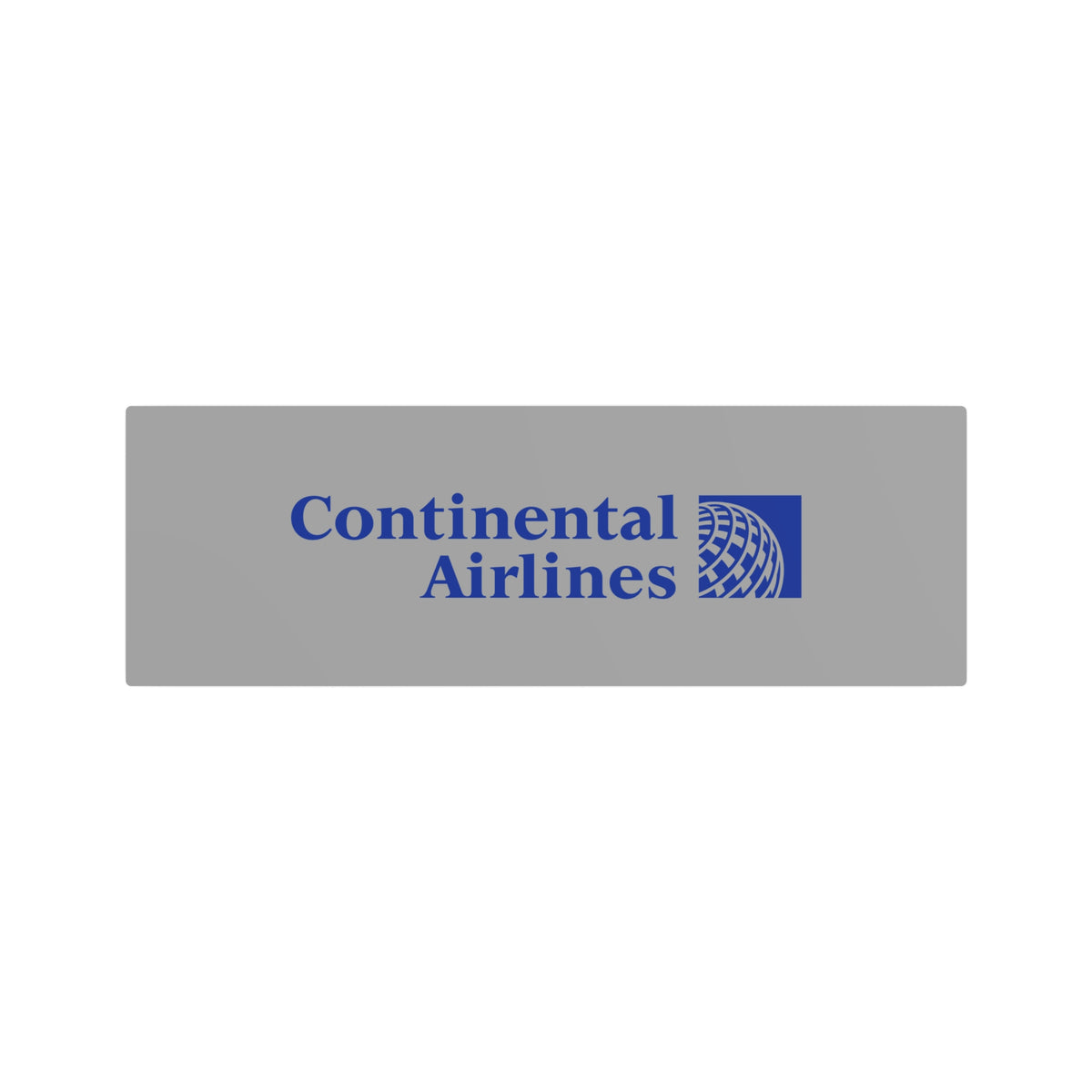 Continental Airlines Metal Sign