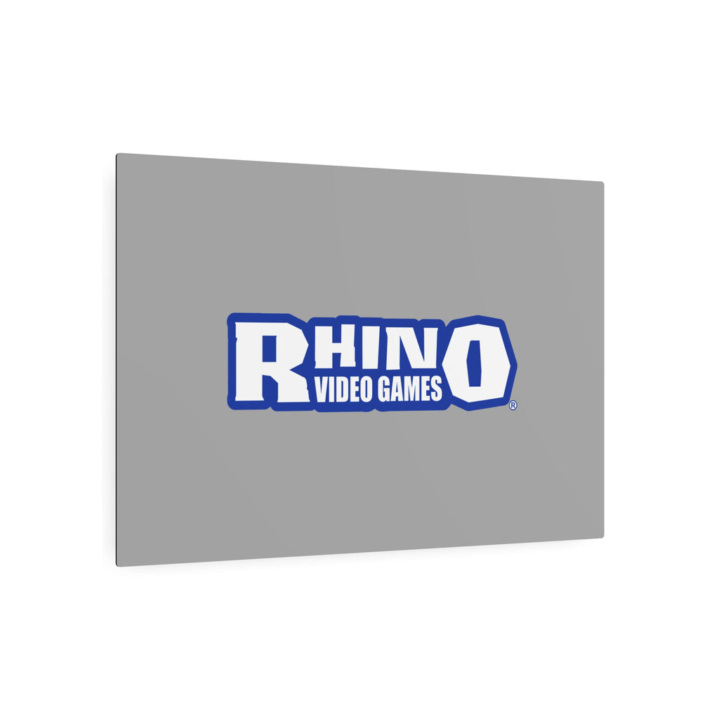 Rhino Video Games Metal Sign