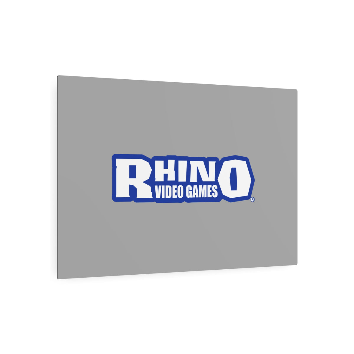 Rhino Video Games Metal Sign