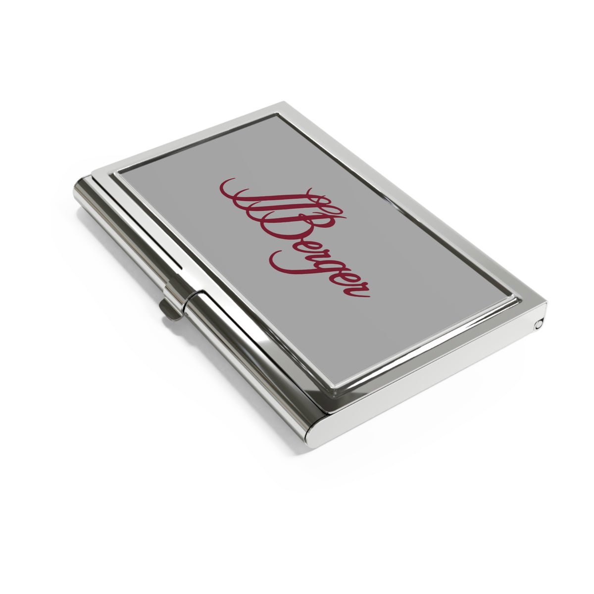 L. L. Berger Metal Business Card Holder