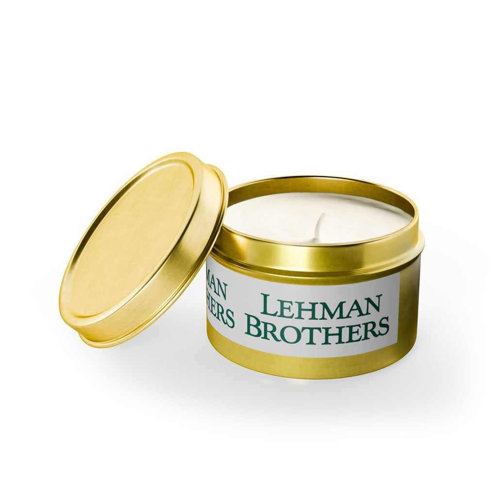 Lehman Brothers Tin Candle