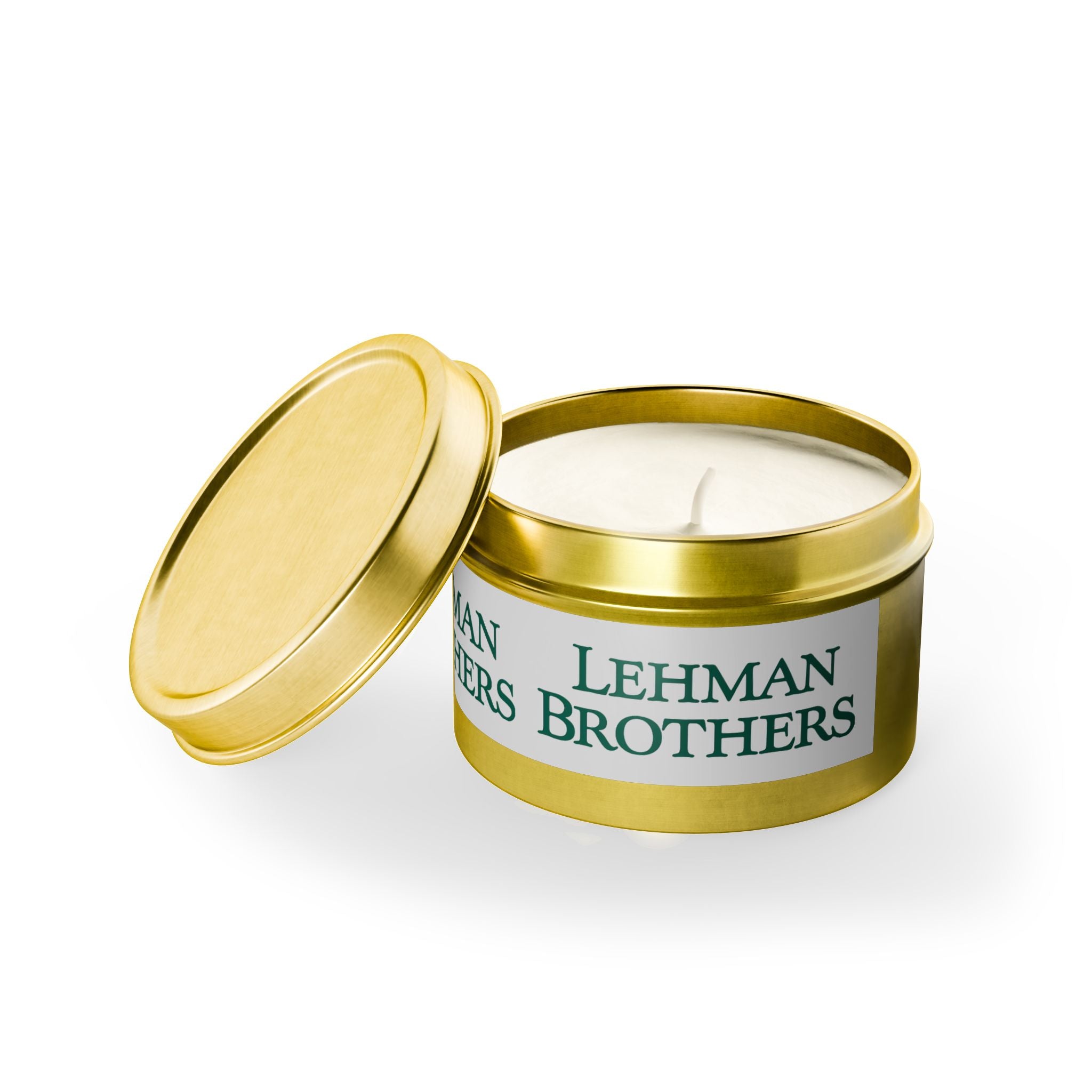 Lehman Brothers Tin Candle