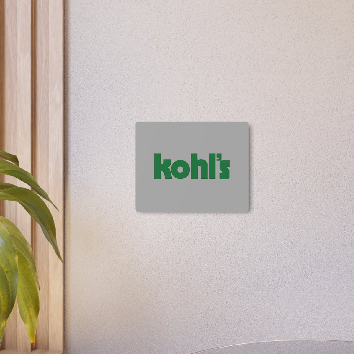 Kohl's Food Stores Metal Sign
