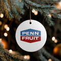 Penn Fruit Ceramic Ornament