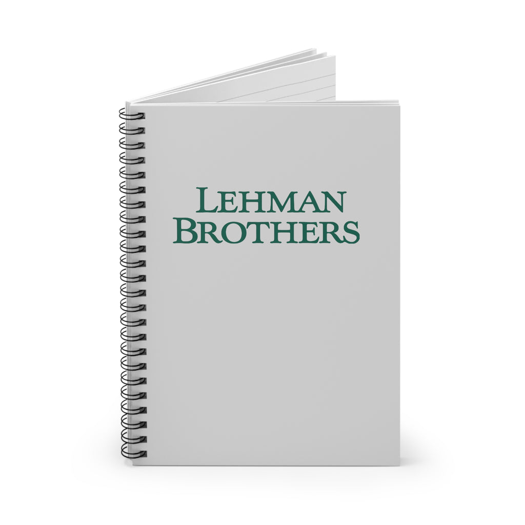 Lehman Brothers Spiral Notebook