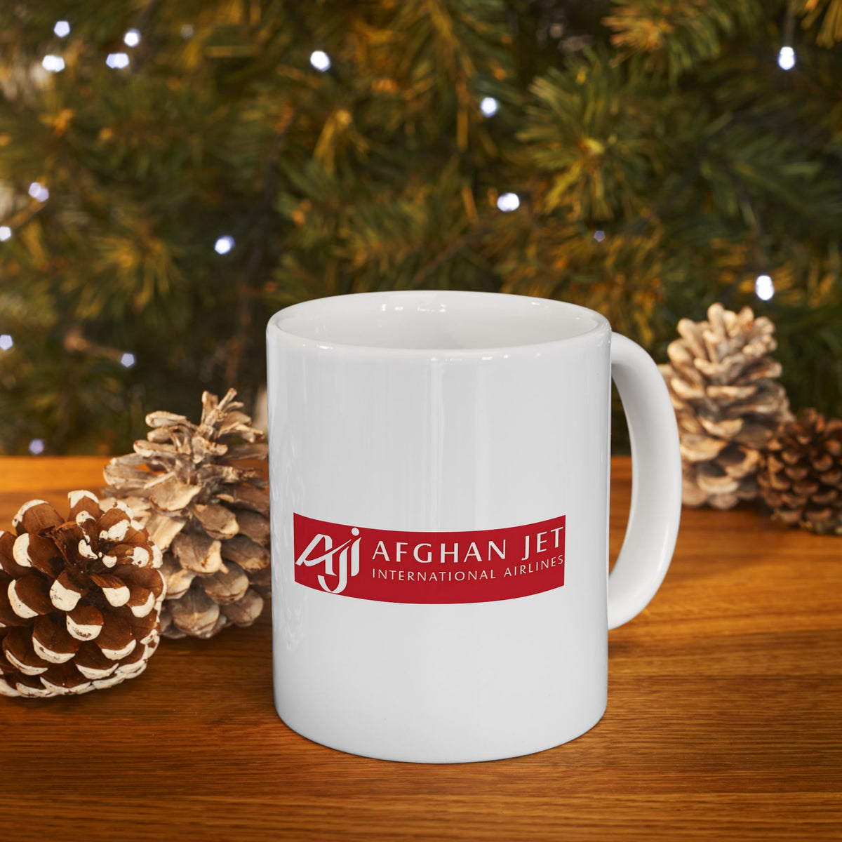 Afghan Jet International Airlines Ceramic Coffee Mug