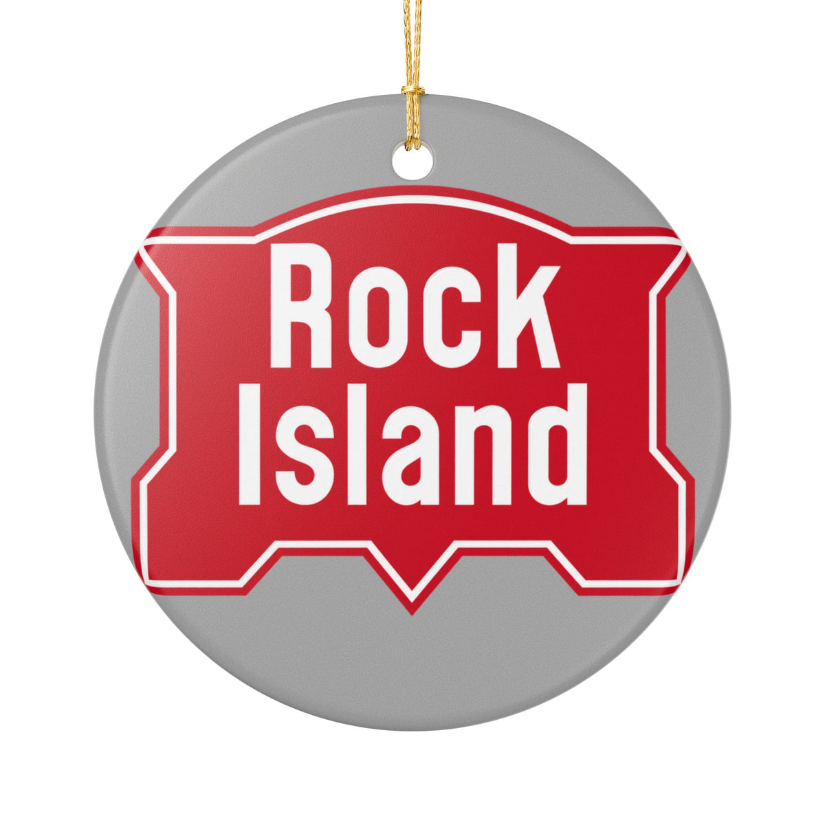 Chicago, Rock Island and Pacific Railroad Ceramic Ornament