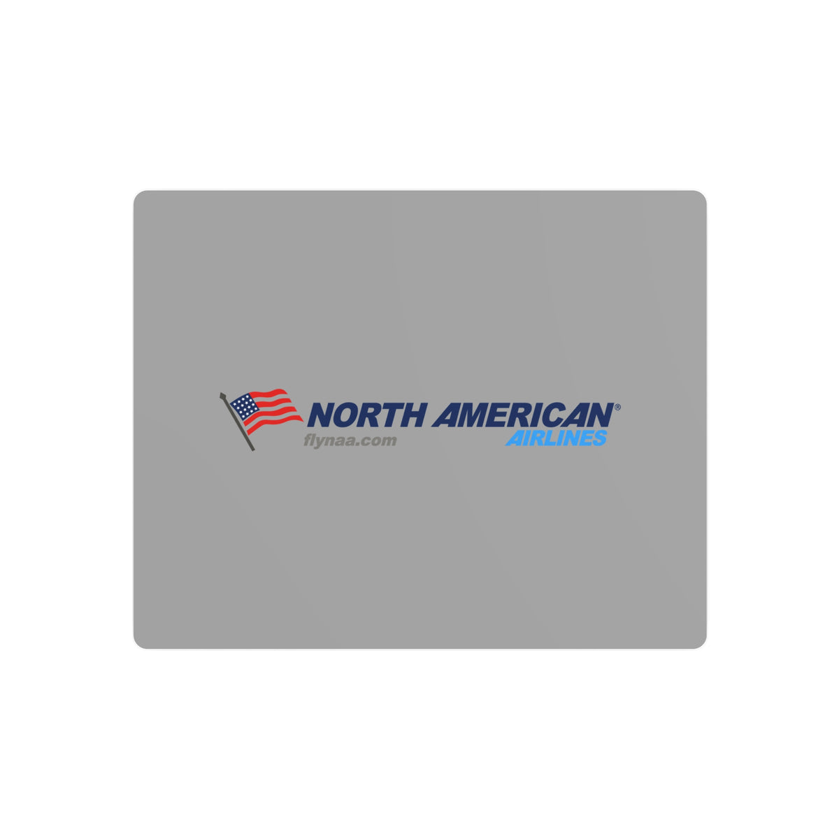 North American Airlines Metal Sign