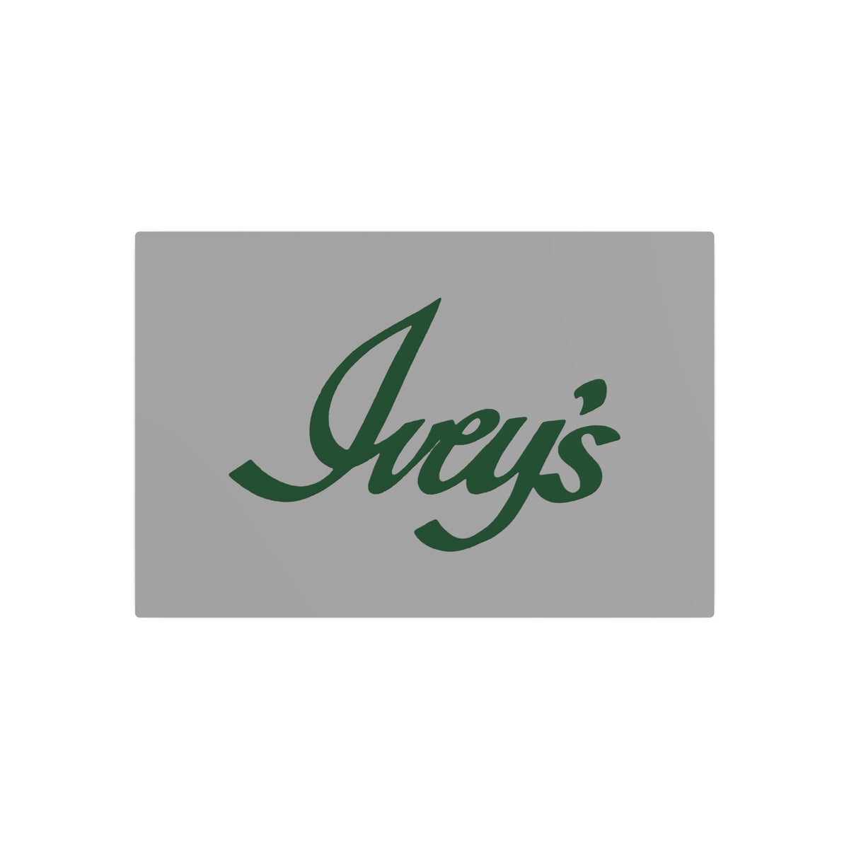 Ivey's Metal Sign