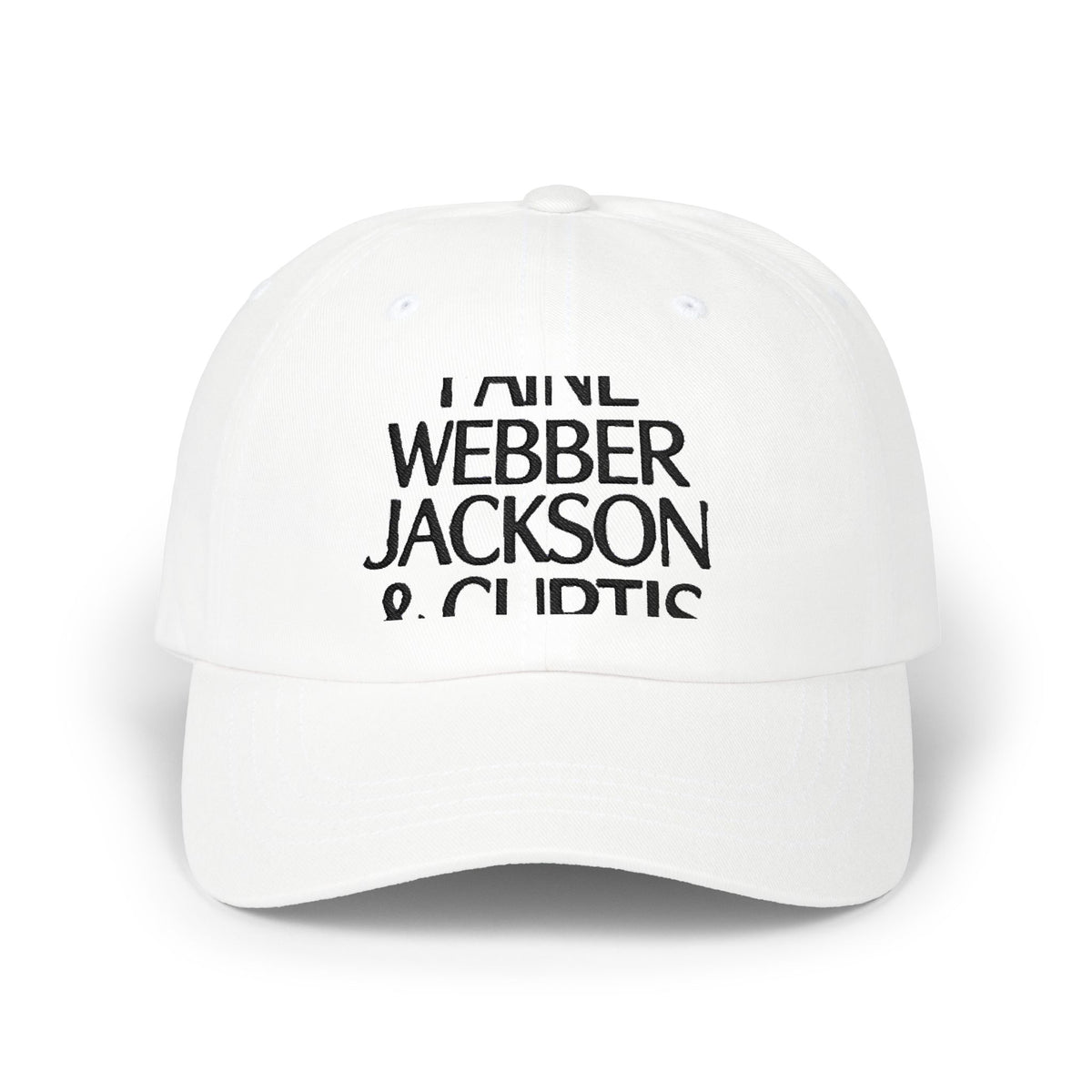 Paine Webber Jackson & Curtis Embroidered Dad Cap Hat