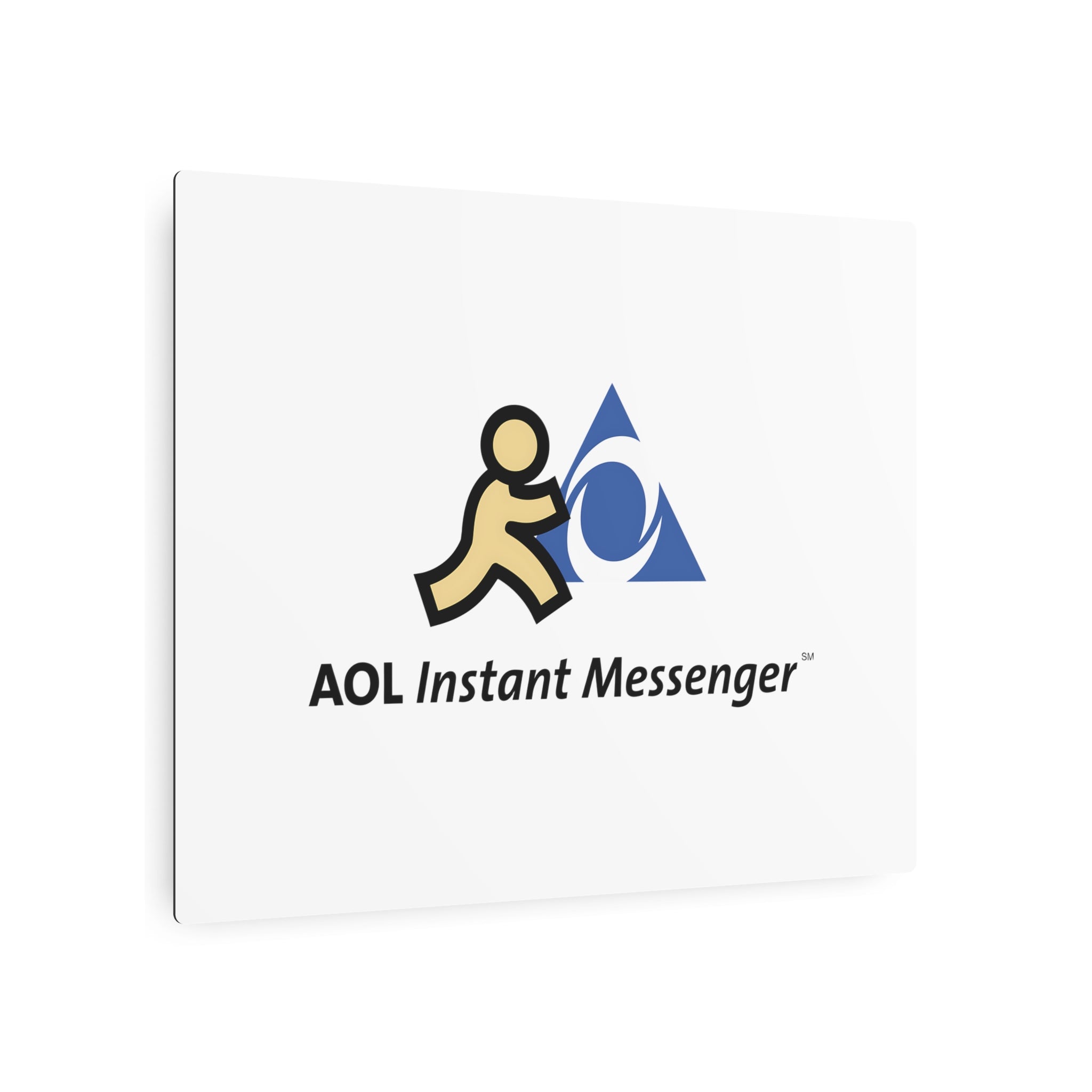 AOL Instant Messenger (AIM) Metal Sign