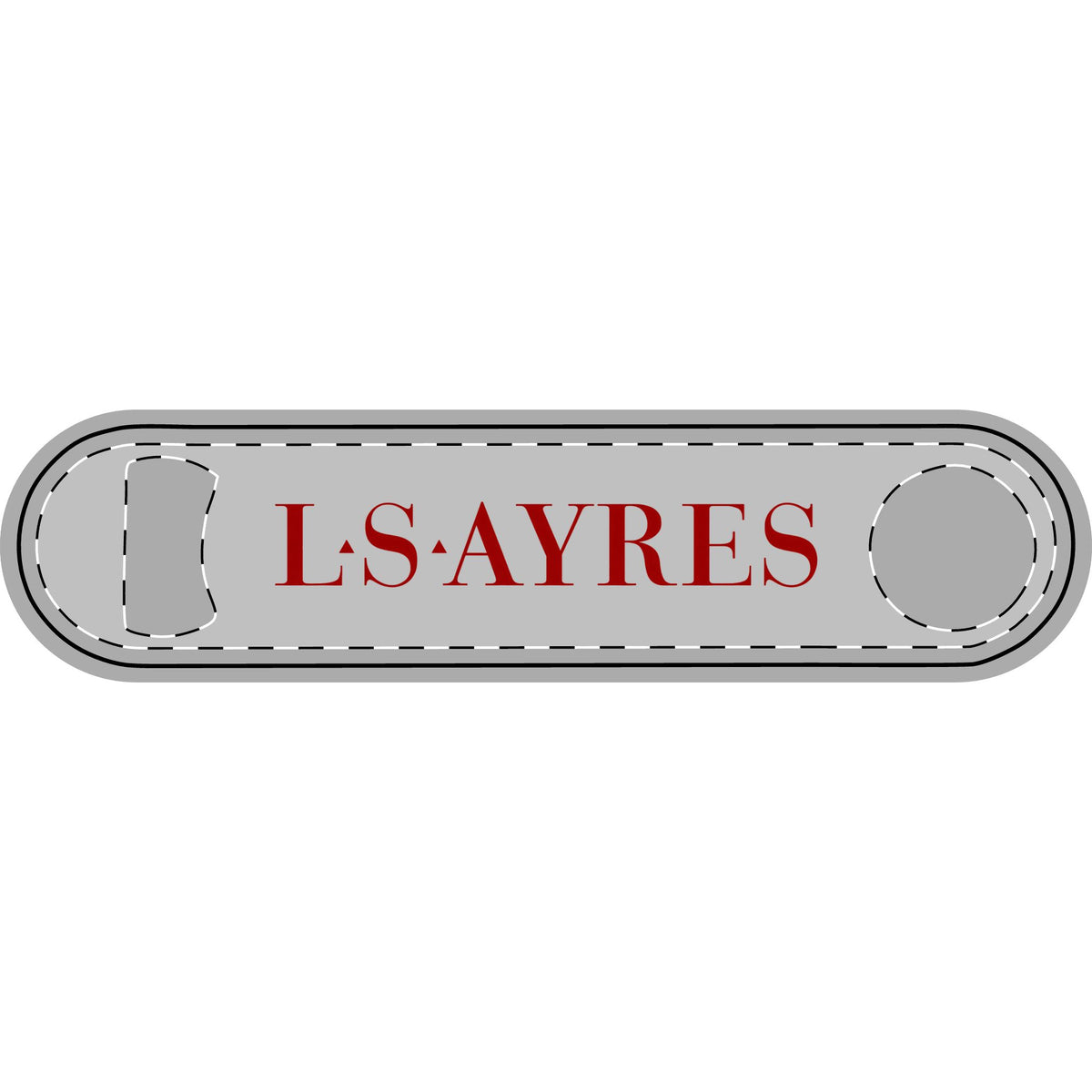 L. S. Ayres & Company Metal Bottle Opener