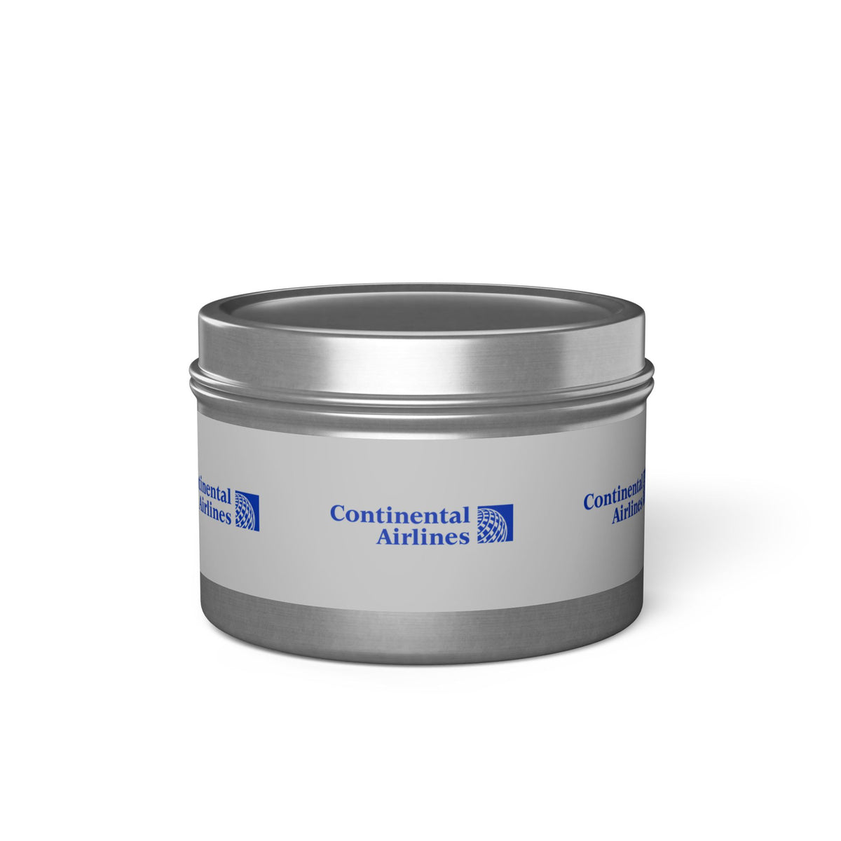Continental Airlines Tin Candle