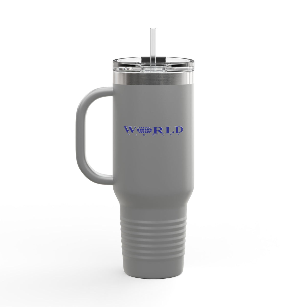 World Airways 40oz Insulated Travel Mug Stainless Tumbler