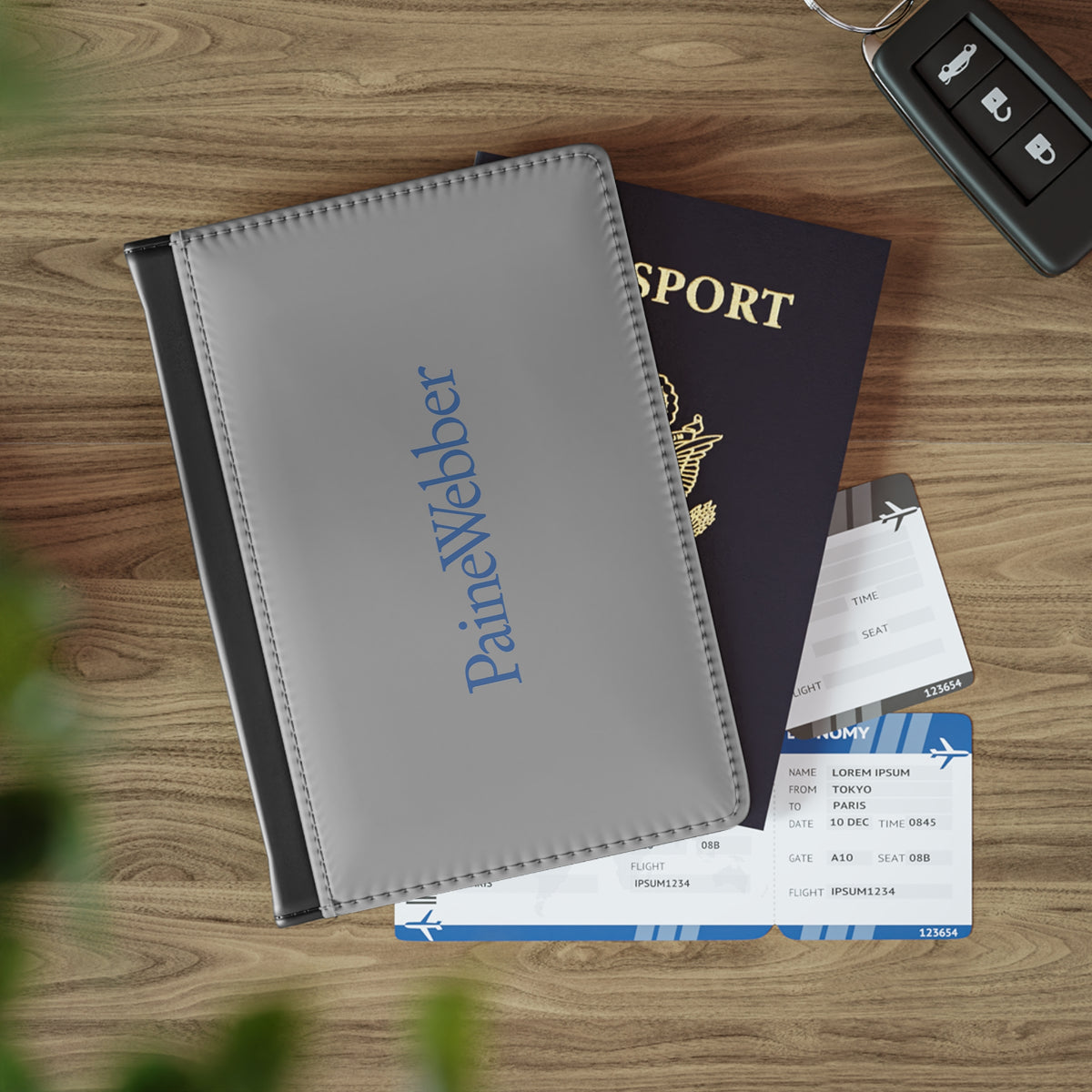 PaineWebber Passport Cover