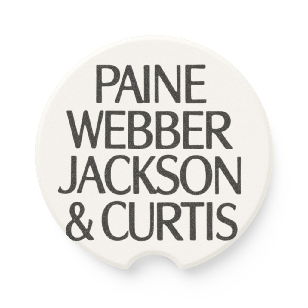 Paine Webber Jackson & Curtis Car Coaster