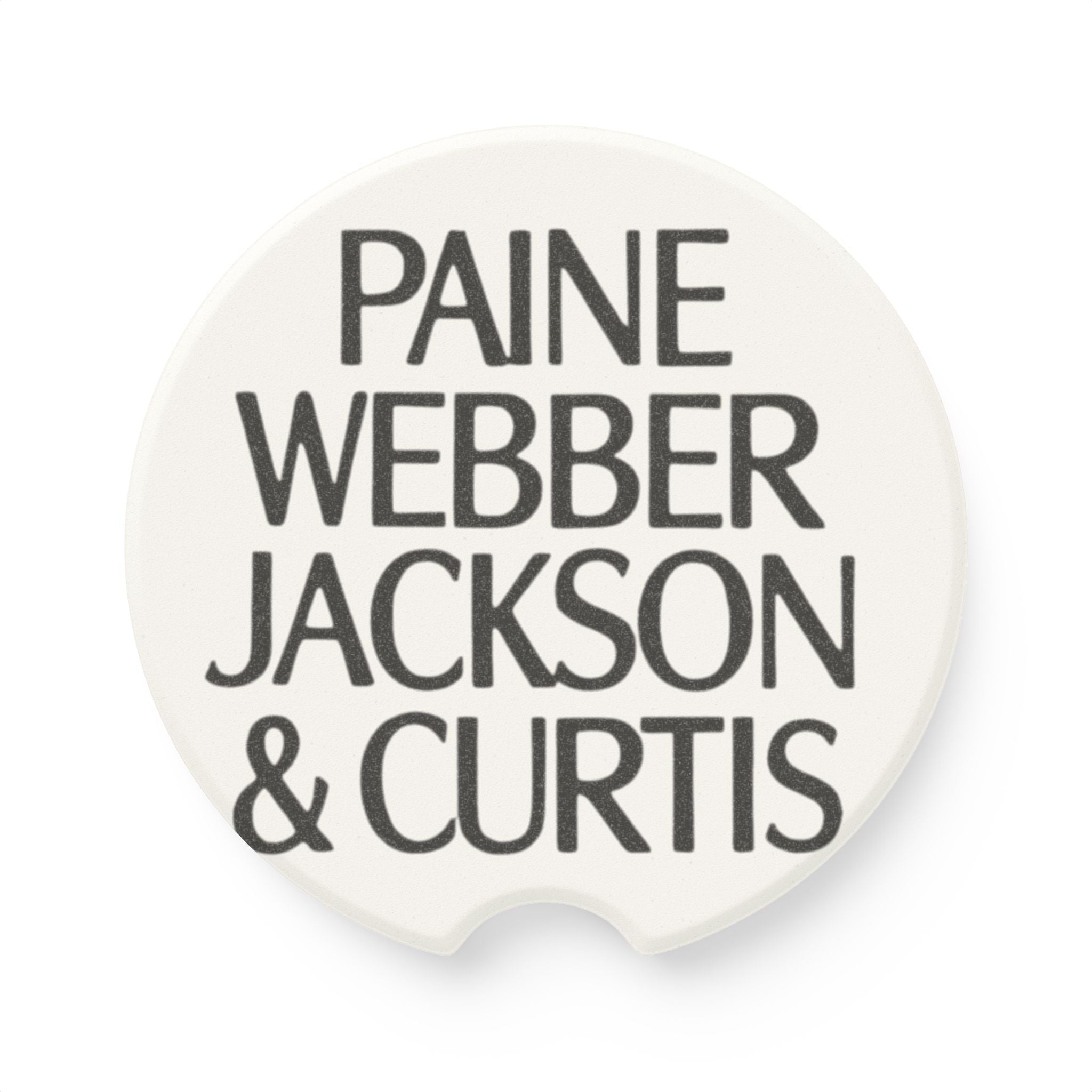 Paine Webber Jackson & Curtis Car Coaster