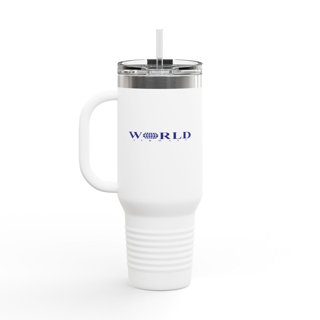 World Airways 40oz Insulated Travel Mug Stainless Tumbler