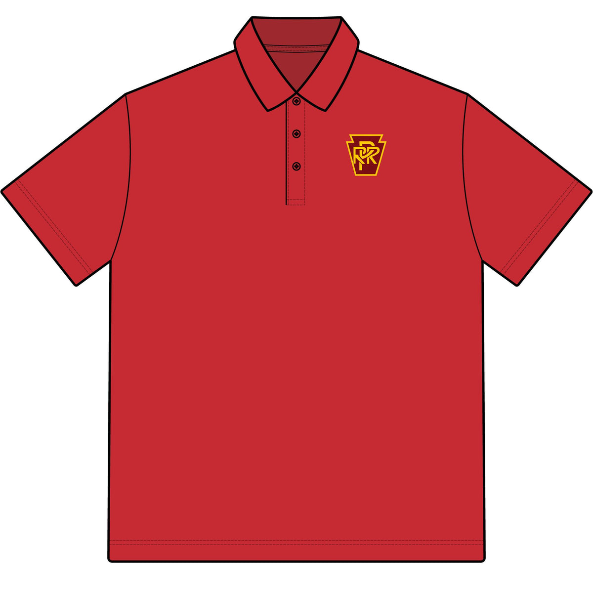 Pennsylvania Railroad Cotton Polo Shirt