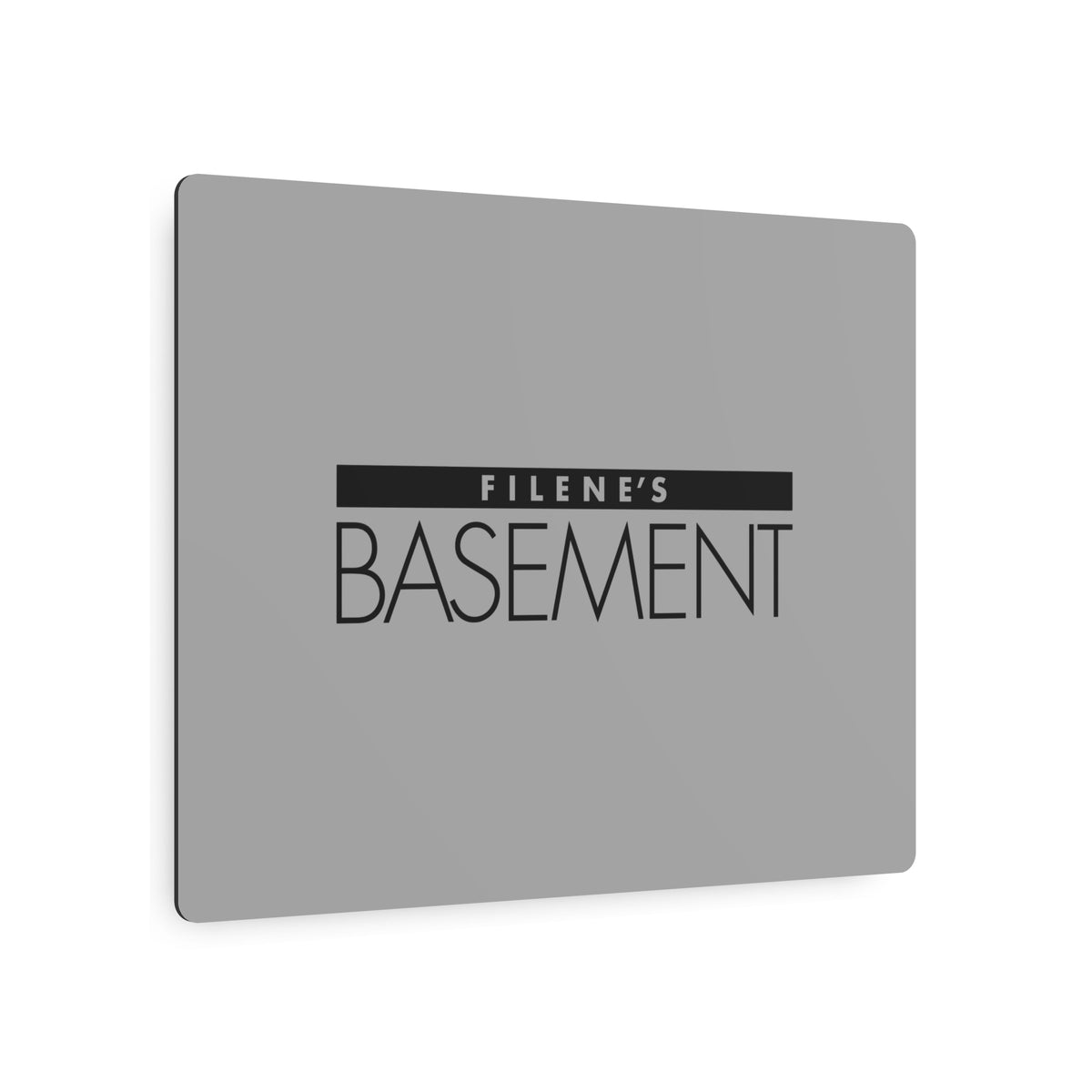 Filene's Basement Metal Sign