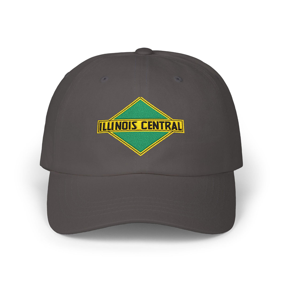 Illinois Central Railroad Embroidered Dad Cap Hat